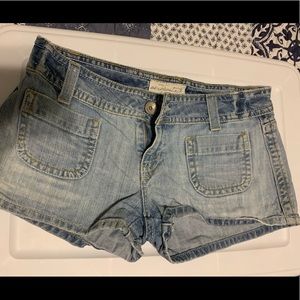 Denim shorts